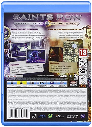 Koch Media Saints Row IV: Re-elected Gat Out Of Hell, PS4 Básico PlayStation 4 Inglés vídeo - Juego (PS4, PlayStation 4, Acción / Aventura, Modo multijugador, M (Maduro))