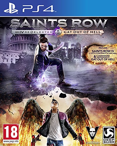 Koch Media Saints Row IV: Re-elected Gat Out Of Hell, PS4 Básico PlayStation 4 Inglés vídeo - Juego (PS4, PlayStation 4, Acción / Aventura, Modo multijugador, M (Maduro))