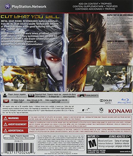 Konami Metal Gear Rising Revengeance - Juego