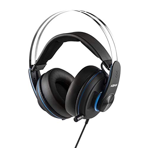 Konix ps-600 – Auricular Gaming Ps4 Compatible con PC, Xbox Audio y Anti Ruido – Auriculares Gamer PS4 Jack – Compresa y Banda Amorti para Confort Optimal – Auricular Micro telescópico