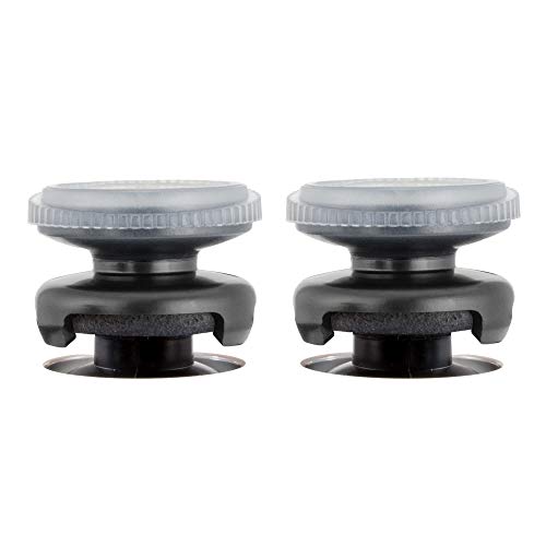 KontrolFreek Call of Duty: Modern Warfare - A.D.S. para PlayStation 4 (PS4) y PlayStation 5 (PS5) | Performance Thumbsticks | 2 Alturas elevadas, cóncavo | Transparente/Negro.