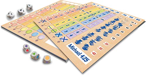 Kosmos 680589 Lost Cities Roll & Write, el Popular Juego de Aventura como Juego de Dados con Bloque y Seis Dados, para 2 a 5 Personas, Juego de Mesa para Adultos y niños a Partir de 8 años