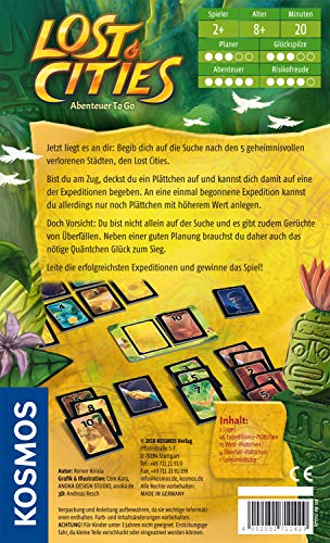 Kosmos 711429 - Juego de Tablero (Viajes/Aventuras, Niños y Adultos, 20 min, Niño/niña, 8 año(s), 114 mm)