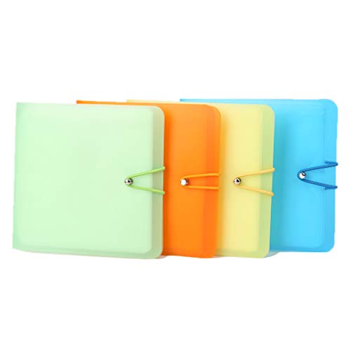 KOUJING 12 mangas DVD disco llevar cartera color caramelo caja titular almacenamiento cubierta bolsa