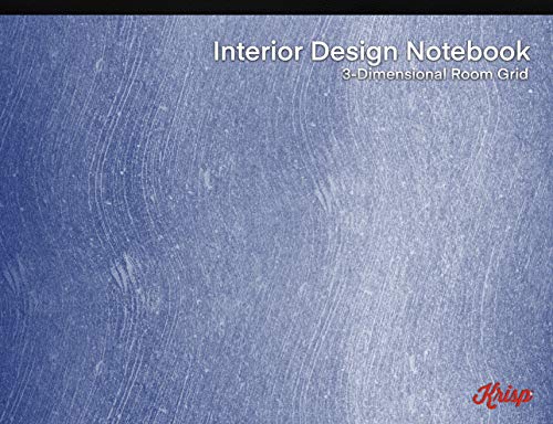 Krisp®  Interior Design Notebook  -  3D Perspective Grid Room Templates
