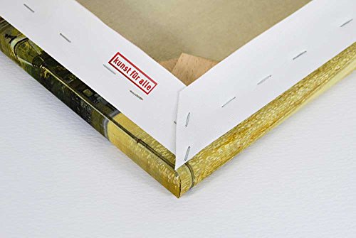 Kunst für Alle Cuadro en Lienzo: John Ward of Hull H M S Britannia and Other Shipping in Calm Waters - Impresión artística, Lienzo en Bastidor, 85x55 cm