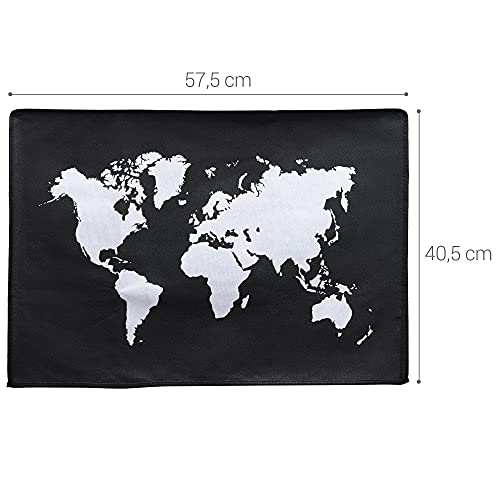kwmobile Carcasa Compatible con Apple iMac 24" - Funda Anti Polvo para Pantalla - Protector Mapa del Mundo