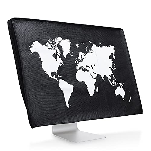 kwmobile Carcasa Compatible con Apple iMac 24" - Funda Anti Polvo para Pantalla - Protector Mapa del Mundo