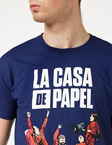 La Casa De Papel Celebrando el Dinero Heist Camiseta para Hombre Armada S