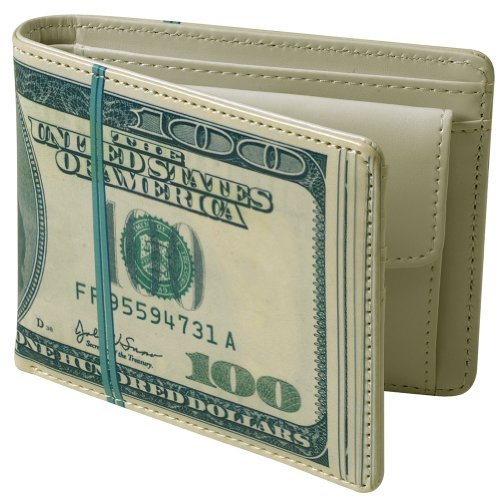 La Chaise Longue 30-C1-028 - Cartera con Efecto de ilusión óptica (Piel sintética), diseño de Billetes de dólar