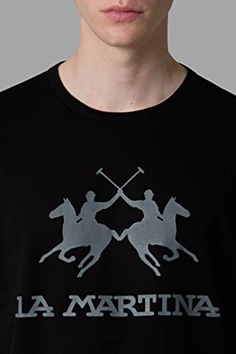 La Martina Ramon Camiseta, Negro (Black 09999), XXX-Large para Hombre