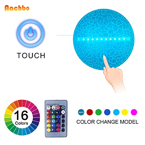 Lámpara de ilusión 3D Borderlands Regalos perfectos para niños y habitación decoración de habitación Darth Vader personajes