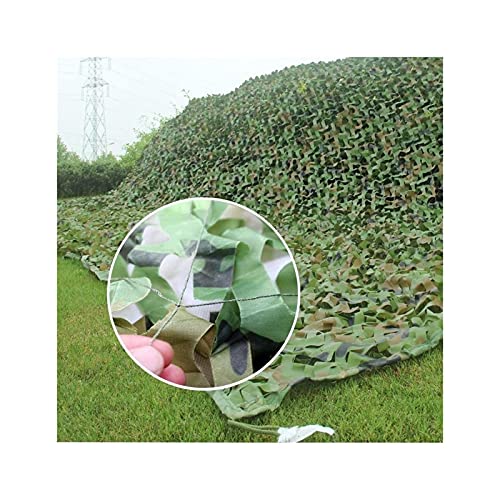 Lanrui Ropa Militar Summer Jungle Camo Net Outdoor, Sun Shelter Game Game Party Ocultar Posición Decoración Net, Military Camping Disparo de Caza Deporte, Persianas duraderas sin Usar Red Camuflaje