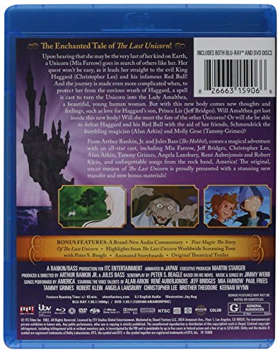 Last Unicorn: The Enchanted Edition (2 Blu-Ray) [Edizione: Stati Uniti] [Italia] [Blu-ray]