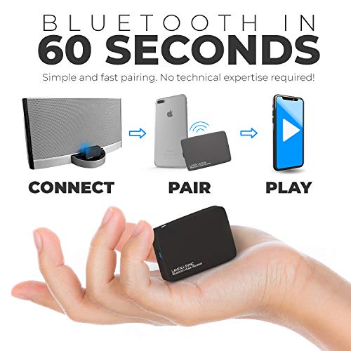 LAYEN i-SYNC Receptor Bluetooth Bose de 30 pines - Dongle de audio para Bose SoundDock y otras estaciones de acoplamiento de alta fidelidad, estéreo y de 30 pines (no apto para automóviles)