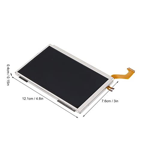 Lazmin112 Pantalla para 3DS XL, Pantalla LCD Reemplazo de Pantalla Superior para Consola de Juegos 3DS XL, 12.1x7.6x0.4cm