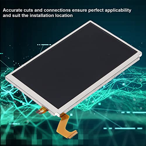 Lazmin112 Pantalla para 3DS XL, Pantalla LCD Reemplazo de Pantalla Superior para Consola de Juegos 3DS XL, 12.1x7.6x0.4cm