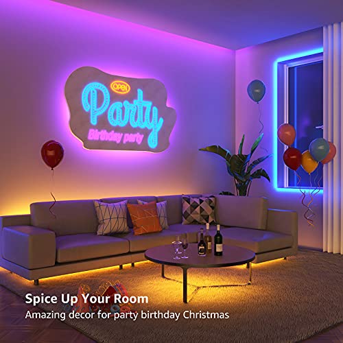 LE Tiras LED 5M, Luces LED Habitación 5m con Control Remoto y Adaptador Corriente, Tira LED RGB 150 5050 Cinta LED, Multicolor y Regulable, Strip Tiras Para Decoración de TV, Techo, Dormitorio, Bares