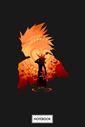 Lea Kingdom Hearts Notebook: Planner, Lined College Ruled Paper, Diary, 6x9 120 Pages, Journal, Matte Finish Cover