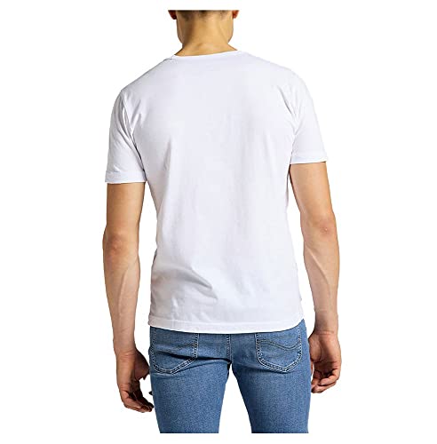 Lee Póster de té Camiseta, Blanco, S para Hombre