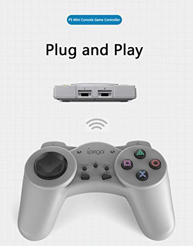 Leeofty PG-9122 2.4G Gamepad PS Mini Consola de Juego inalámbrico para Consola
