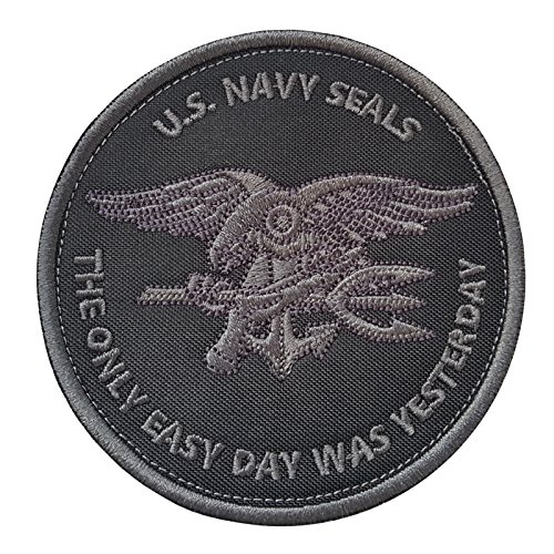 LEGEEON ACU Subdued US Navy Seals The Only Easy Day Was Yesterday SOCOM DEVGRU Hook&Loop Patch