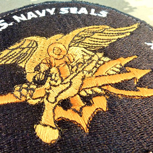 LEGEEON US Navy Seals The Only Easy Day Was Yesterday SOCOM DEVGRU Sew Iron on Patch