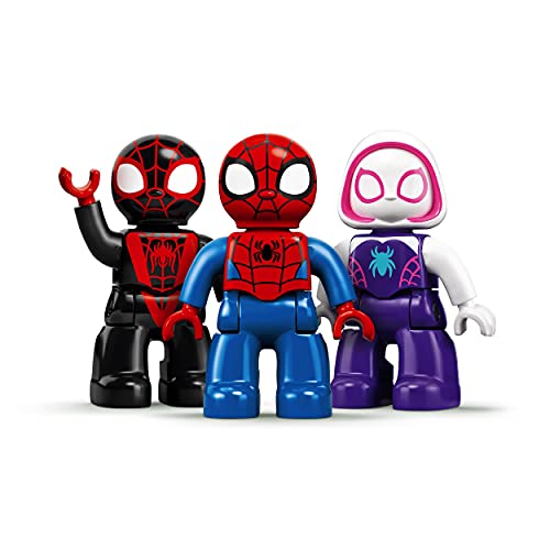 LEGO 10940 Duplo Super Heroes Cuartel General de Spider-Man, Juguete de Construcción para Niños +2 Años con Figuras de Superhéroes