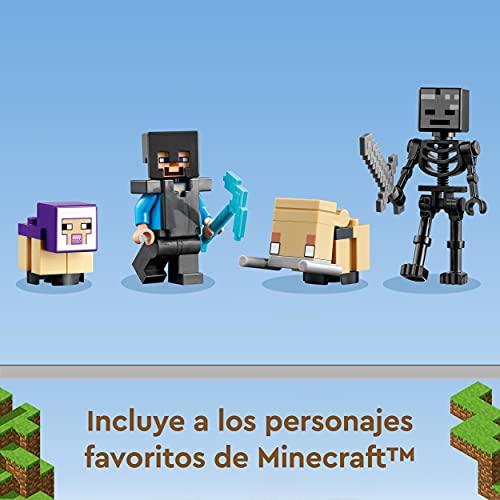 LEGO 21172 Minecraft El Portal en Ruinas Juguete de Construcción para Niños de 8 Años y Más con Mini Figuras