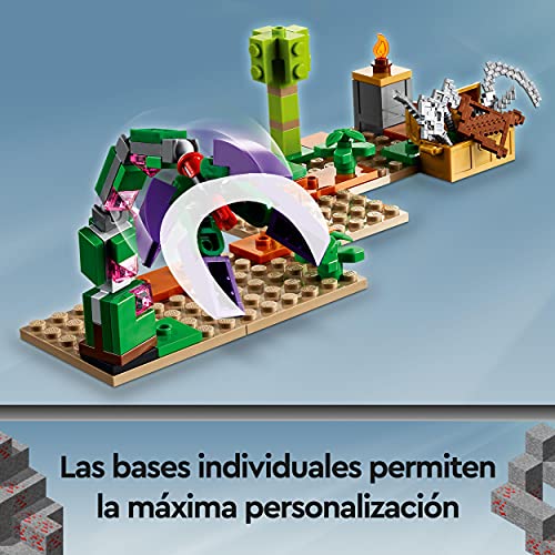 LEGO 21176 Minecraft La Abominación de la Selva, Juguete de Construcción para Niños y Niñas +8 Años con Mini Figuras
