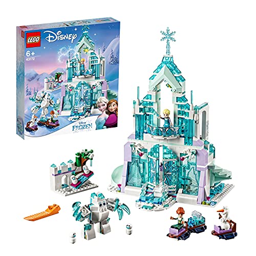LEGO 43172 Disney Princess Palacio mágico de Hielo de Elsa Juguete de Construcción