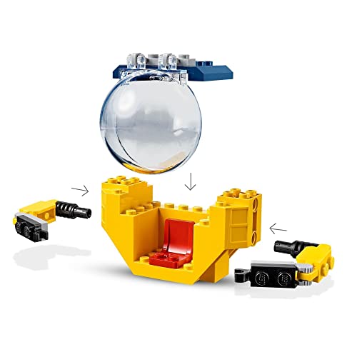 LEGO 60263 City Océano: Minisubmarino con Cofre del Tesoro Pirata de Juguete, Juegos de Construir para Niños 4 Años