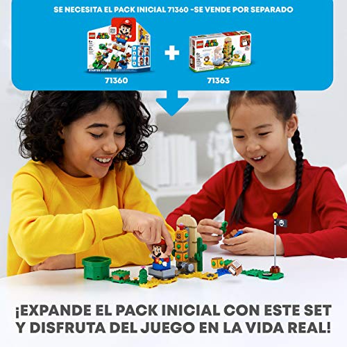 LEGO 71363 Super Mario Set de Expansión: Pokey del Desierto, Juguete de Construcción para Niños a Partir de 6 años