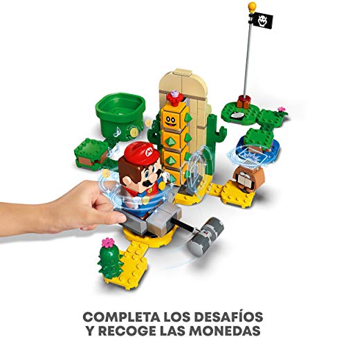 LEGO 71363 Super Mario Set de Expansión: Pokey del Desierto, Juguete de Construcción para Niños a Partir de 6 años