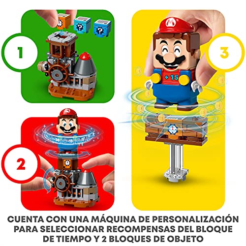LEGO 71380 Super Mario Set de Creación: Tu Propia Aventura, Juguete de Construcción para Niños +6 años con 4 Mini Figuras