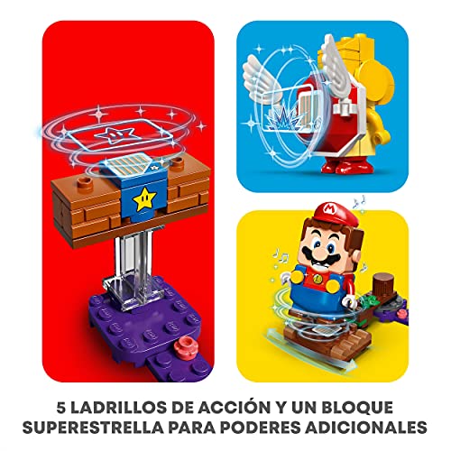 LEGO 71383 Super Mario Set de Expansión: Pantano Venenoso de la Floruga, Kit de Construcción con Goomba y Koopa Paratroopa