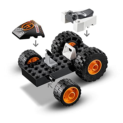 LEGO 71706 Ninjago Deportivo Sísmico de Cole Juguete de Construcción para Niños +4 años con 2 Mini Figuras