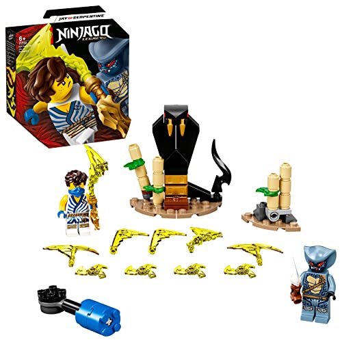 LEGO 71732 Ninjago Set de Batalla Legendaria: Jay vs. Serpentine, Juguete de Construcción con 2 Figuras Ninjas