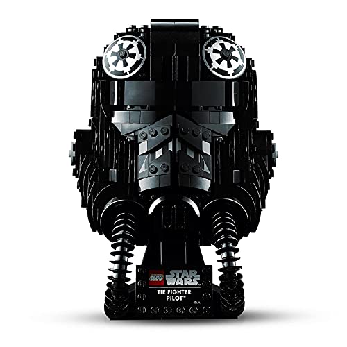 LEGO 75274 Star Wars Tie Fighter Pilot - Figura de construcción de Casco de piloto de Caza Tie