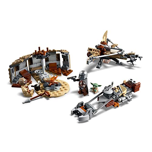 LEGO 75299 Star Wars: The Mandalorian Problemas en Tatooine, Set de Construcción con Figura de Baby Yoda El Niño, Temporada 2