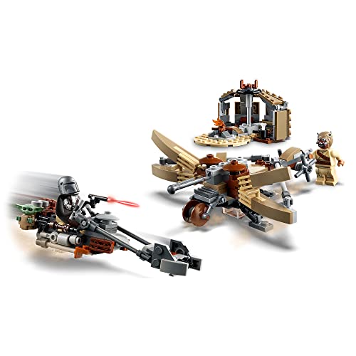 LEGO 75299 Star Wars: The Mandalorian Problemas en Tatooine, Set de Construcción con Figura de Baby Yoda El Niño, Temporada 2