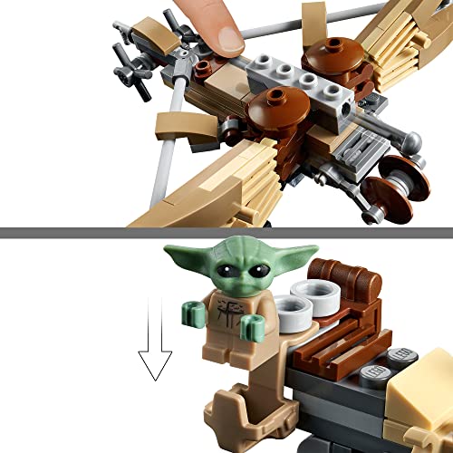 LEGO 75299 Star Wars: The Mandalorian Problemas en Tatooine, Set de Construcción con Figura de Baby Yoda El Niño, Temporada 2
