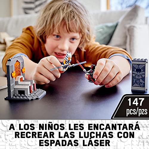 Lego 75310 Star Wars Duelo En Mandalore, Set de Construcción para Niños + 7 Años, con Mini Figura de Darth Maul y Sables de Luz