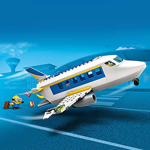 LEGO 75547 Minions El Origen de GRU, Minion Piloto en Práctica, Avión de Juguete para Niños y Niñas +4 años con Mini Figuras