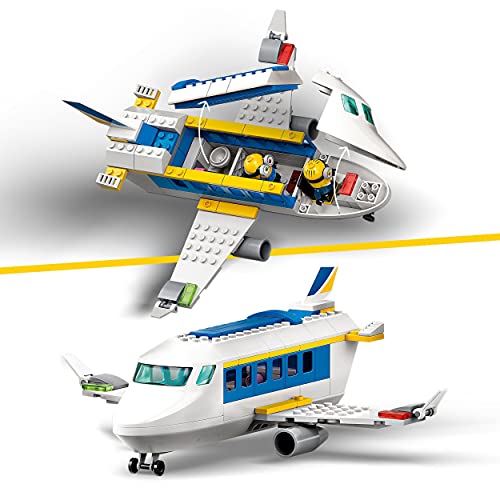 LEGO 75547 Minions El Origen de GRU, Minion Piloto en Práctica, Avión de Juguete para Niños y Niñas +4 años con Mini Figuras