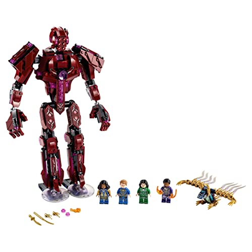 LEGO 76155 Marvel The Eternals A la Sombra de Arishem, Juguete de Construcción de Superhéroes para Niños + 7 años