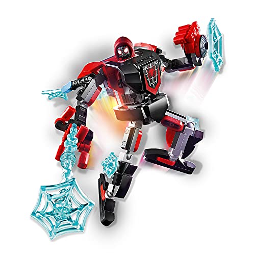 LEGO 76171 Spider-Man Armadura Robótica de Miles Morales, Figurita de Superhéroes Marvel, Juguete para Niños + 7 años