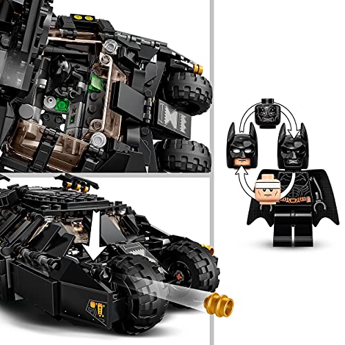 LEGO 76239 DC Batman Batmóvil Blindado: Batalla contra Scarecrow, Coche de Juguete con Mini Figuras de Batman y Scarecrow para Niños 8 años