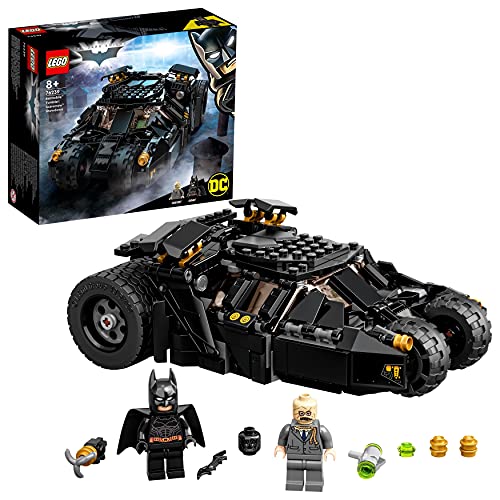 LEGO 76239 DC Batman Batmóvil Blindado: Batalla contra Scarecrow, Coche de Juguete con Mini Figuras de Batman y Scarecrow para Niños 8 años