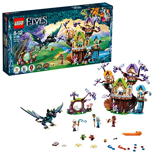 Lego Elves - Ataque De Los Murciélagos Al Árbol De La Estrella Élfica (41196)